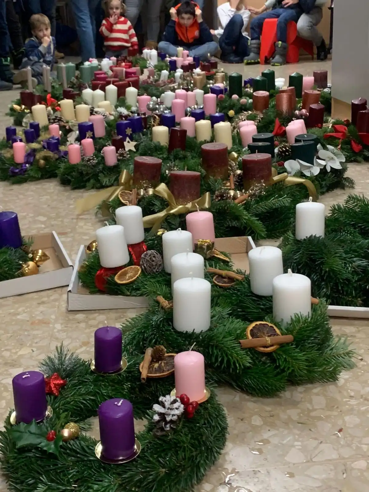 Adventkranzbinden
